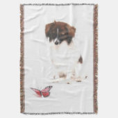 PAPILLON MAXとBUTTERFLY スローブランケット (正面縦)
