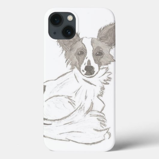 Papillon Sketch iPadケース Case-Mate iPhoneケース (裏面)