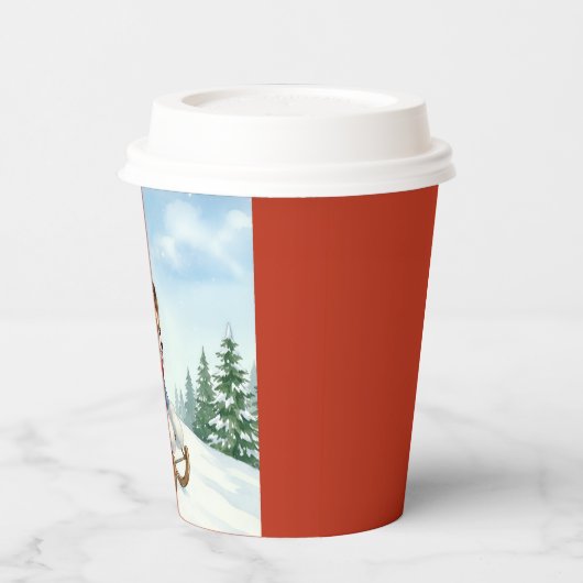 Papillon Sledding, Paper Cups 紙コップ (左)