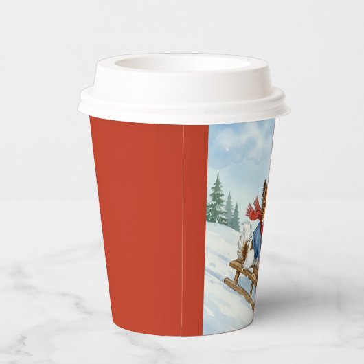 Papillon Sledding, Paper Cups 紙コップ (右)