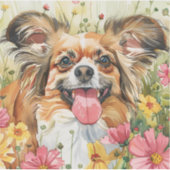 Papillon Sticker – Watercolor Design シール (正面)