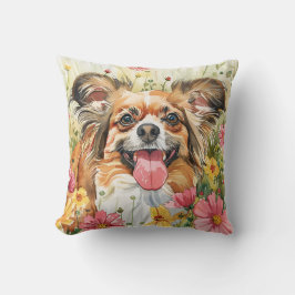 Papillon Throw Pillow – Watercolor Home Decor クッション