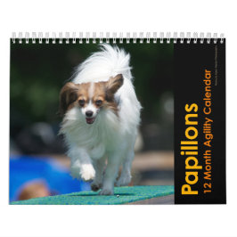 Papillonsの敏捷の壁掛けカレンダー カレンダー