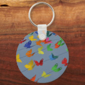 papillons multicolores キーホルダー (裏面)