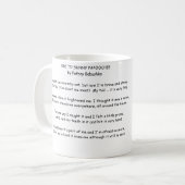 Papoochieの明るいマグ コーヒーマグカップ (正面左)
