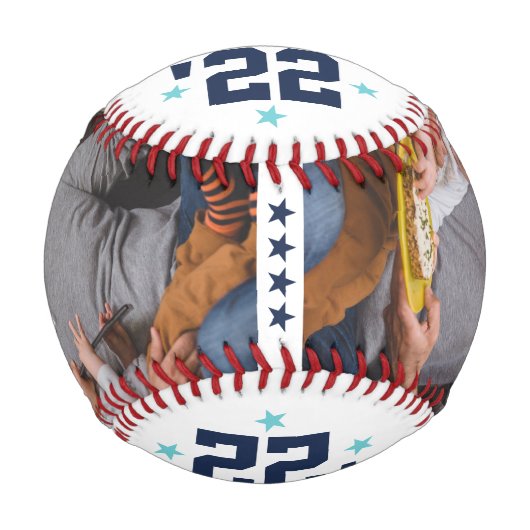 Papouに昇格 |新しい祖父の写真 野球ボール (正面)