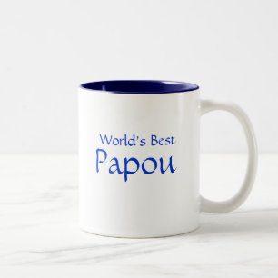 Papouの世界のベスト ツートーンマグカップ