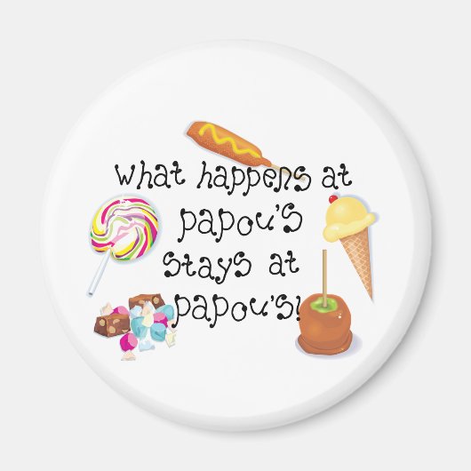 Papou&aposでの動作Papou&aposでのステイ マグネット (正面)