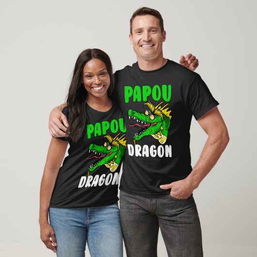 Papou Dragon  Father's Day Tシャツ (ユニセックス)
