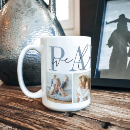 Papou We Love You 4 Photo Collage コーヒーマグカップ