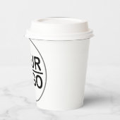 Pappbecher Kaffee mit Deckel Pappbecher 紙コップ (左)