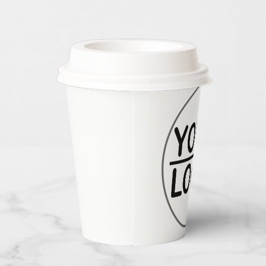 Pappbecher Kaffee mit Deckel Pappbecher 紙コップ (右)