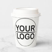 Pappbecher Kaffee mit Deckel Pappbecher 紙コップ (正面)