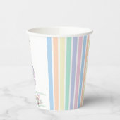 Pappbecher Osterparty mit Pferd und Osterhase 紙コップ (左)