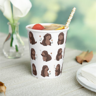 Pappbecher "Otto der braune Maulwurf" 紙コップ