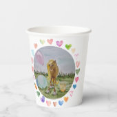 Pappbecher Pferdemotiv, Pony Party 紙コップ (裏面)