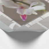 Papperを包む母の日の蘭 ラッピングペーパー (角)