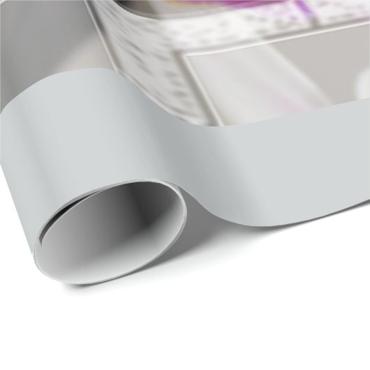 Papperを包む母の日の蘭 ラッピングペーパー (ロールコーナー)