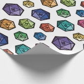 Papperを包むD20 ラッピングペーパー (角)