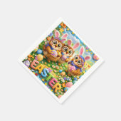 papper napkin rex hoot easter ideas スタンダードカクテルナプキン (角)