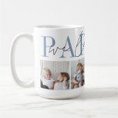 Pappou We Love You 4 Photo Collage コーヒーマグカップ (左)