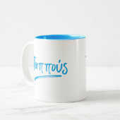 Pappousのギリシャ人の祖父 ツートーンマグカップ (正面左)