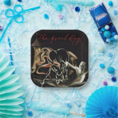 Pappteller Halloween Party mit Geisterpferd  ペーパープレート (パーティー)