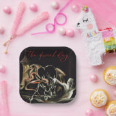 Pappteller Halloween Party mit Geisterpferd  ペーパープレート (パーティー)