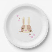 Pappteller kleiner Hase ペーパープレート (正面)