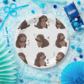 Pappteller "Otto der braune Maulwurf" ペーパープレート (パーティー)