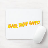 pappy幸せ作って下さい マウスパッド (マウス)