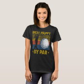 Pappy最高の By Par Discゴルフオ男性へファッダー Tシャツ (正面フル)