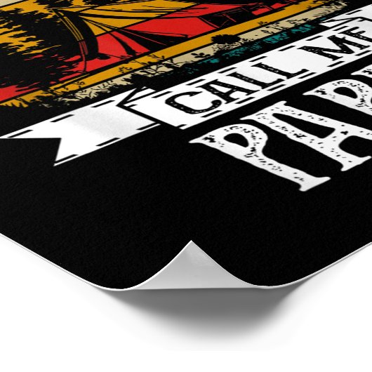 Pappy Camper My Favorite Camping Buddies Call Me P ポスター (角)