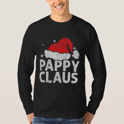 Pappy Claus Shirt Men Family Matching Christmas Tシャツ (正面)