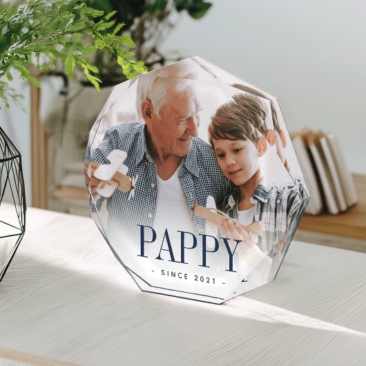 Pappy Grandpa年の設立 フォトブロック