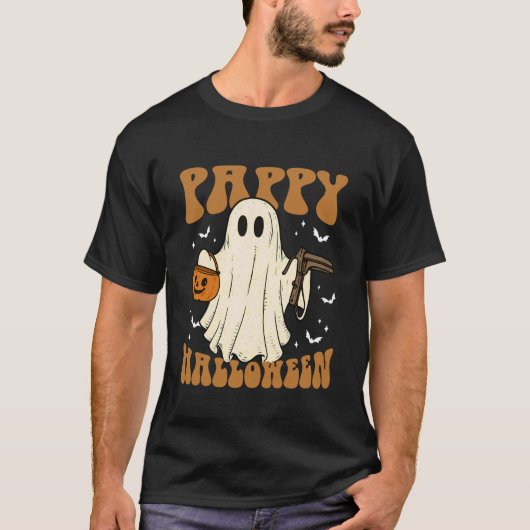 Pappy Halloween Ghost with Speculum OB Nursing Dep Tシャツ (正面)
