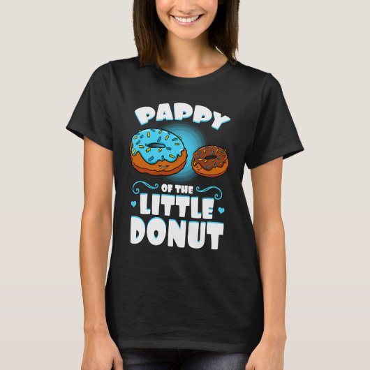 Pappy Of The Little Donut Gender Reveal Announceme Tシャツ (正面)