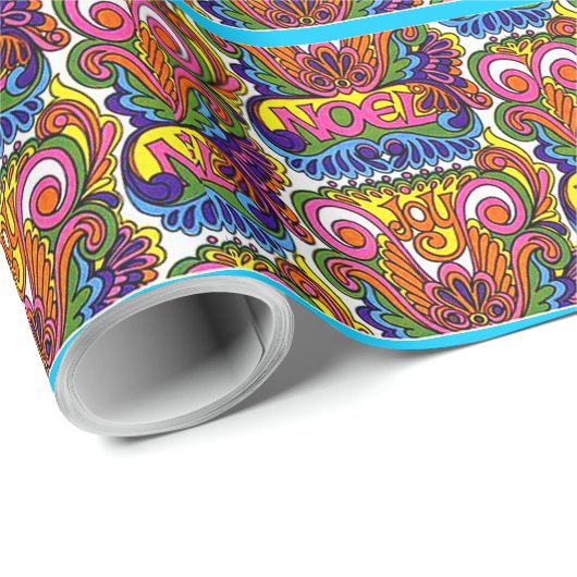 PAPRを包む素晴しい六十年代のスタイルのレトロのクリスマス ラッピングペーパー (ロールコーナー)