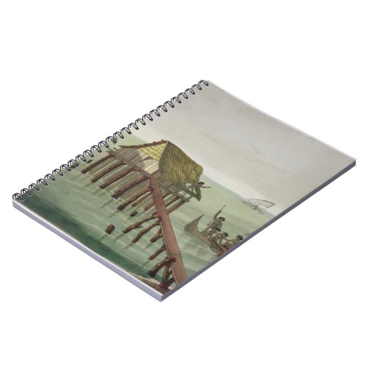 Papuの種族、Rawakの住居は、22をのためのめっきします ノートブック (左側)