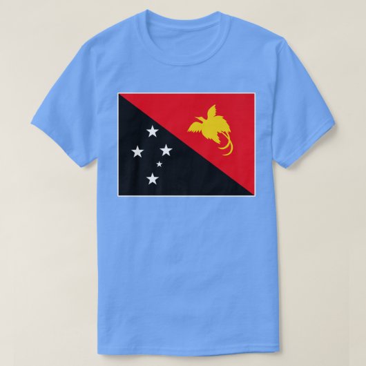 Papua New Guinea Papuans Tee Flag souvenir Gift Tシャツ (デザイン正面)