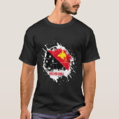 Papua New Guinea Splash Tシャツ (正面)