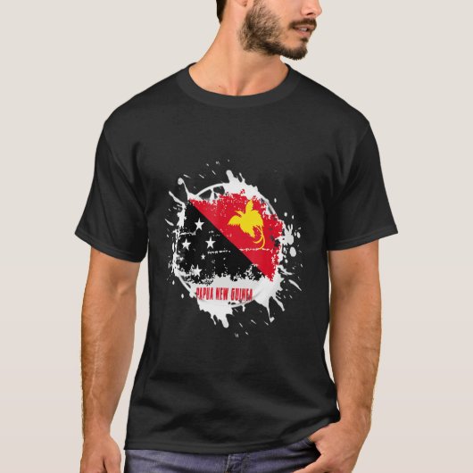 Papua New Guinea Splash Tシャツ (正面)