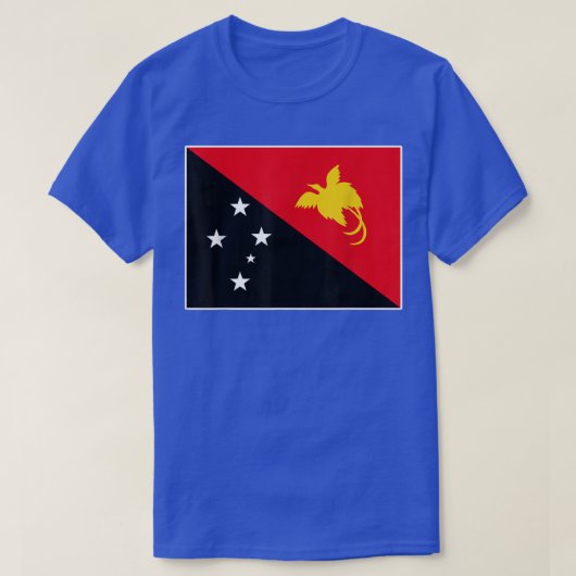 Papua New Guinea T-shirt Papuans Tee Flag souvenir Tシャツ (デザイン正面)