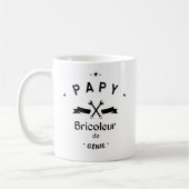 Papy bricoleur de genie コーヒーマグカップ (左)
