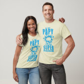 papy_je_suis_mon_super_pouvoir_poing_fermer_1 tシャツ (ユニセックス)