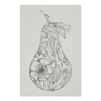 Papyrus Rose by Raye Semone ポスター