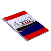 Paquebotフランスの1912年のノート ノートブック (右側)