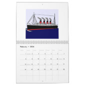 Paquebotフランス1912のカレンダー カレンダー (2月 2026)