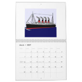 Paquebotフランス1912のカレンダー カレンダー (3月 2027)