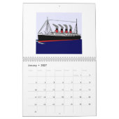 Paquebotフランス1912のカレンダー カレンダー (1月 2027)